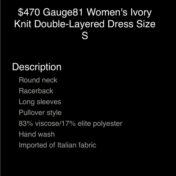 Mija Ribbed Mini Dress by GAUGE81 white size small long sleeve - Picture 15 of 16